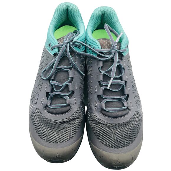 Scarpa Spin Ultra Shoes Men's size 11.5 Gray Turquoise - Picture 3 of 7